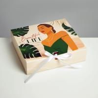 Подарочная коробка 20х18х5см GIRL 1/125 Подарочная коробка 20х18х5см GIRL 1/125