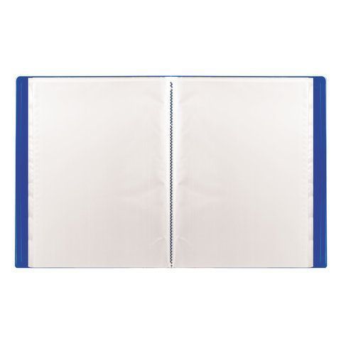 Папка  30 вклад. STAFF синяя 0,5мм 1/5/15