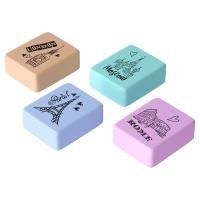 Ластик 23х19х9 прямоугольный, термопластичная резина, цвета ассорти Berlingo 1/60